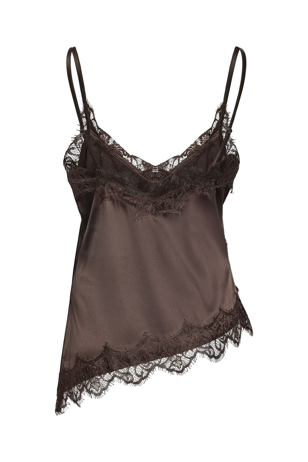 Noisy May - Nmsofie S/L Satin Top - 5079330 Chocolate Brown