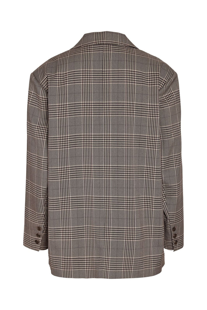 Noisy May - Nmwera L/S Slit Blazer Tlr - 5059731 Oatmeal Fig