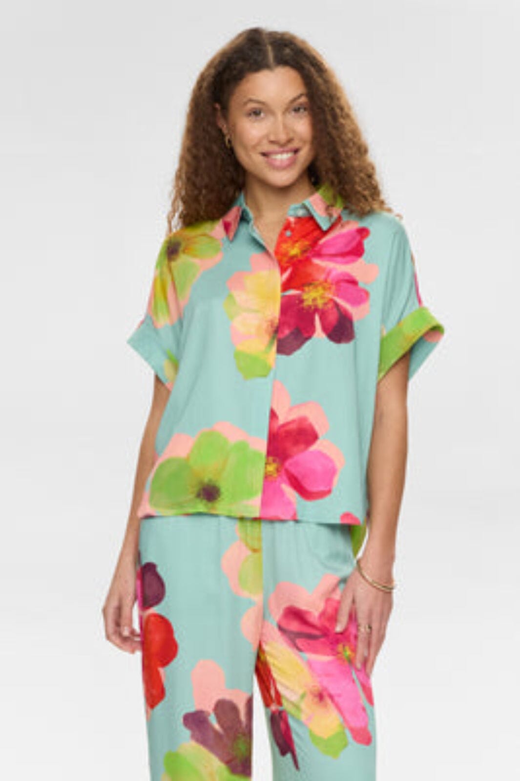 Nümph - Nutassy Ss Shirt 707189 - Harbor Gray