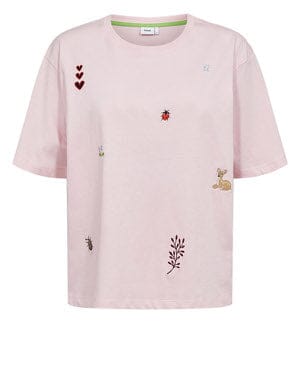Nümph - Nutenia Boxy T-shirt- Gots 707093 - Pink Lady