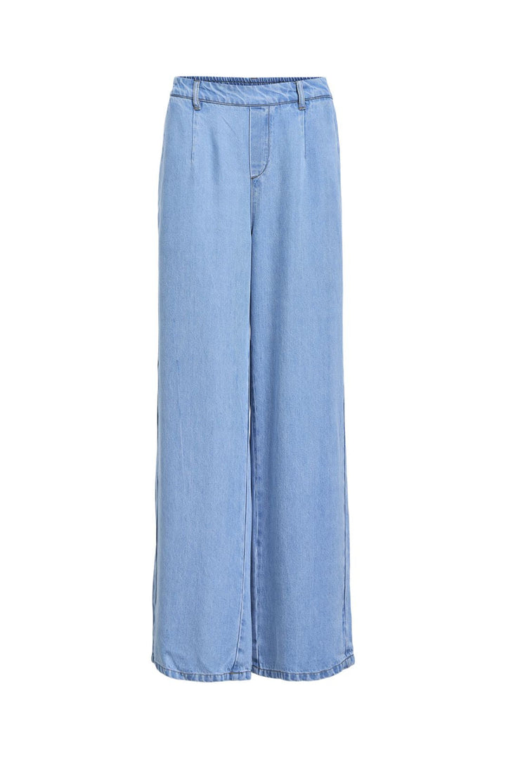 Object - Objframe Lisa Wide Pant - 4673156 Light Blue Denim