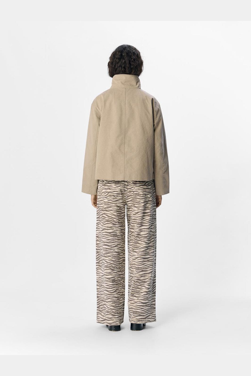 Object - Objgro Re Short Jacket - 4668396 Desert Taupe