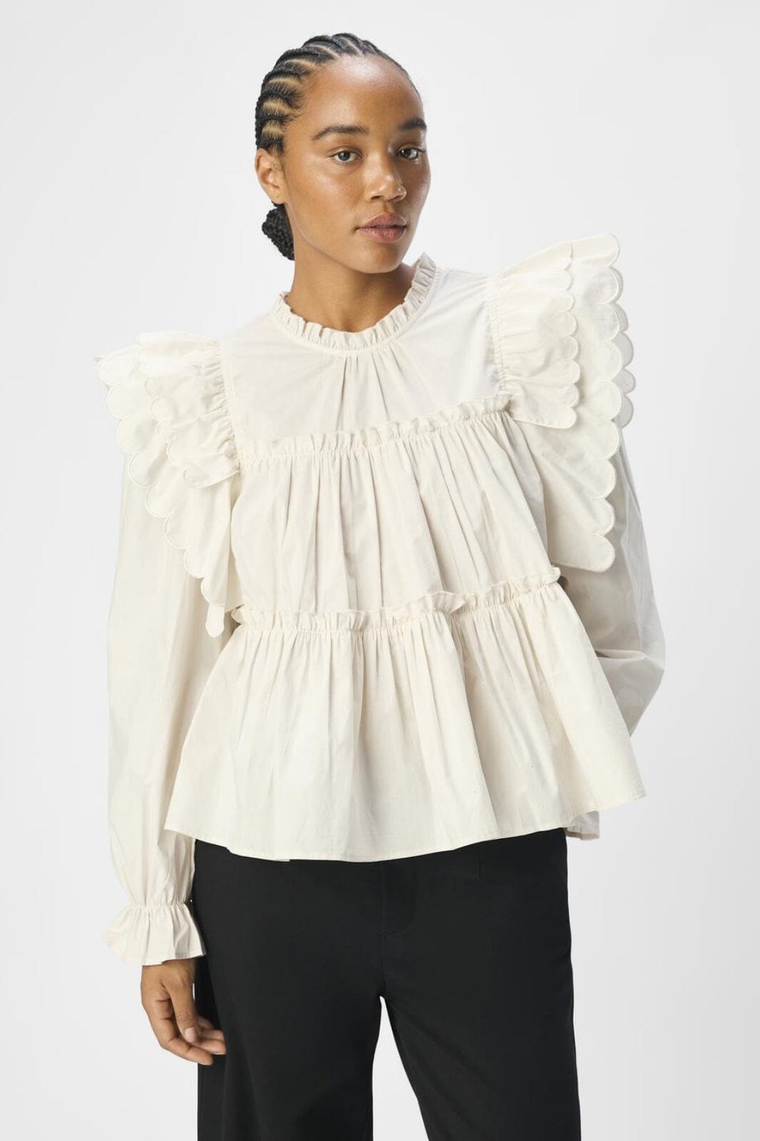 Object - Objhope L/S Top - 4781642 White Sand
