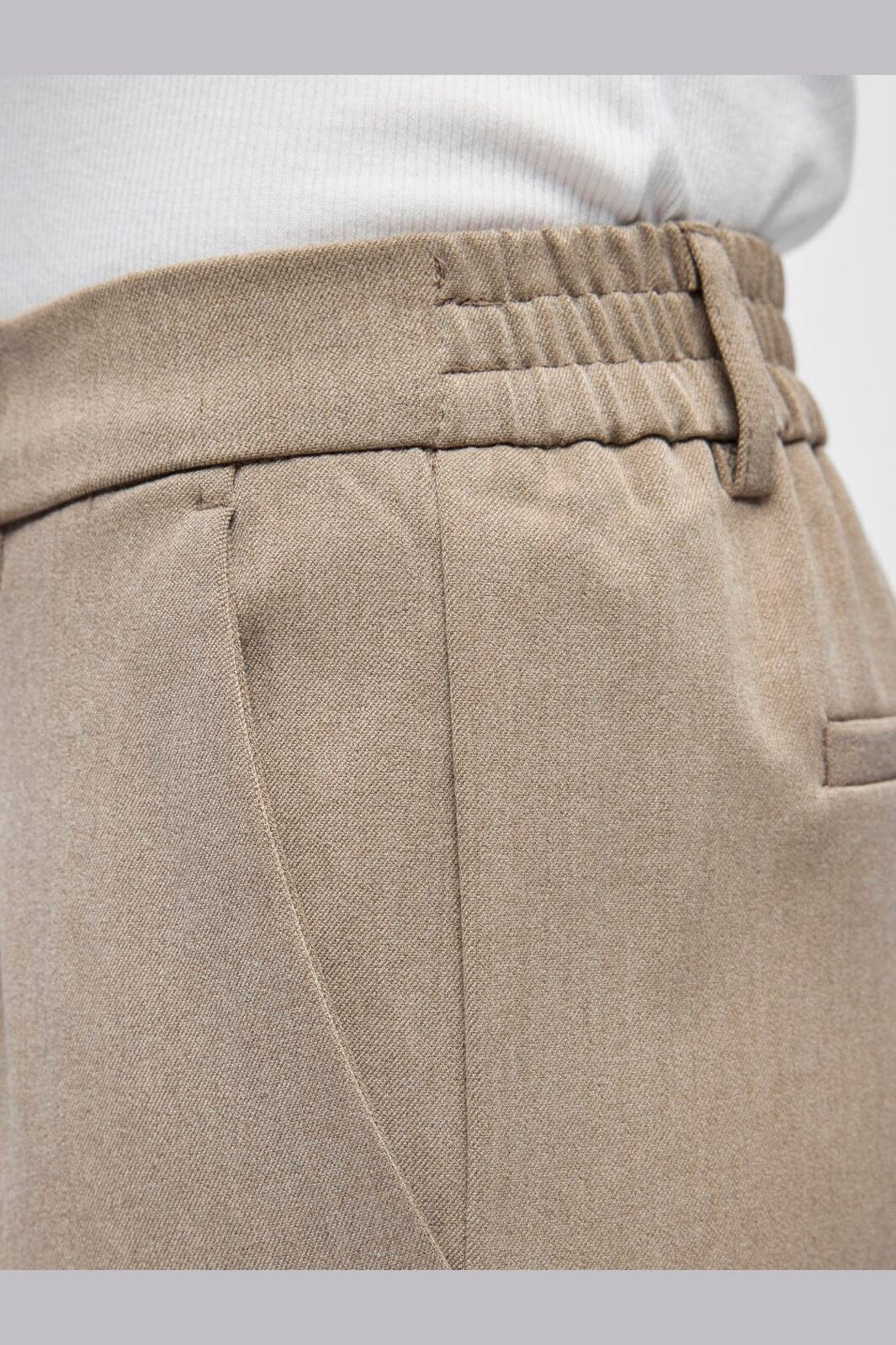 Object - Objlisa Slim Pant - 5119755 Fossil Melange