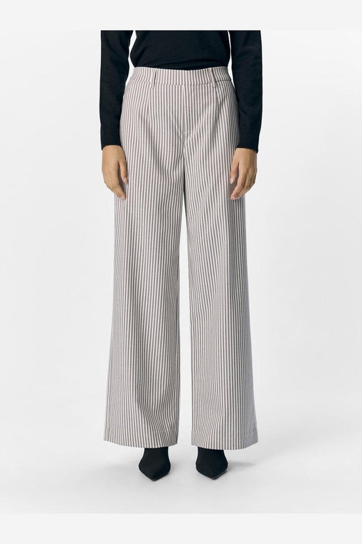 Object - Objlisa Wide Pant - 4729538 Cloud Dancer Morel