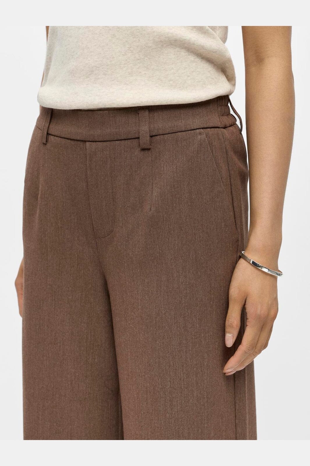Object - Objlisa Wide Pant - 5049426 Carafe Melange