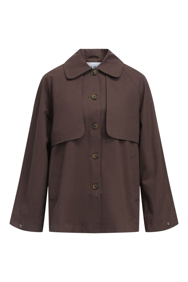 Object - Objpaula Re L/S Trench Jacket - 4911954 Seal Brown