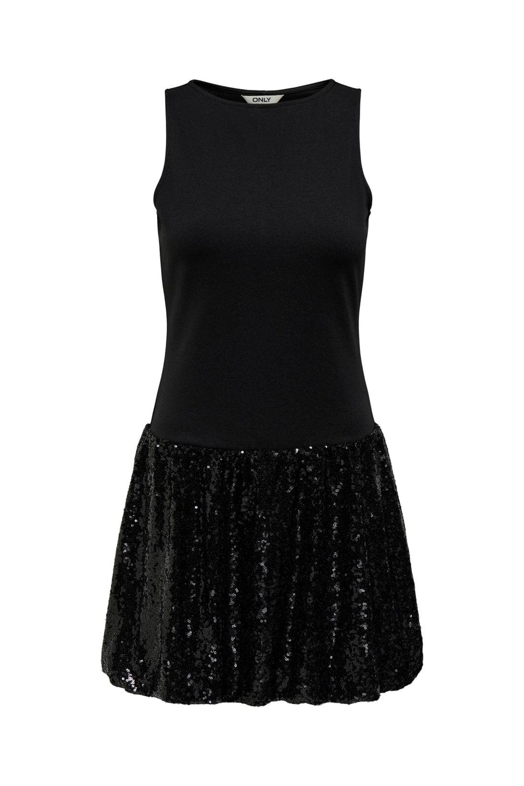 Only - Oha Sl Sequins Balloon Dress - 5046446 Black
