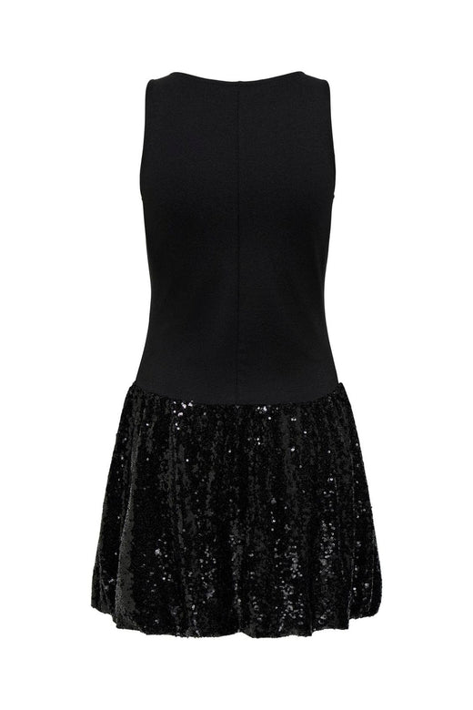 Only - Oha Sl Sequins Balloon Dress - 5046446 Black