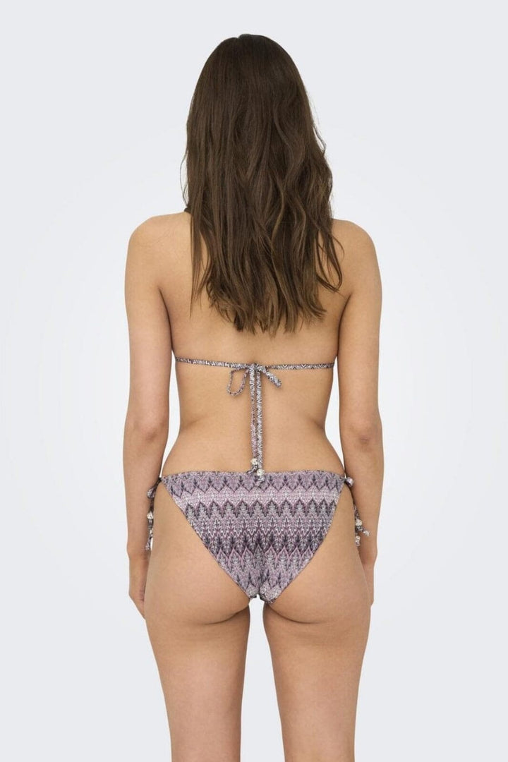 Only - Onlalexis Tie Bikini Brief Swm Acc - 4686283 Lilas