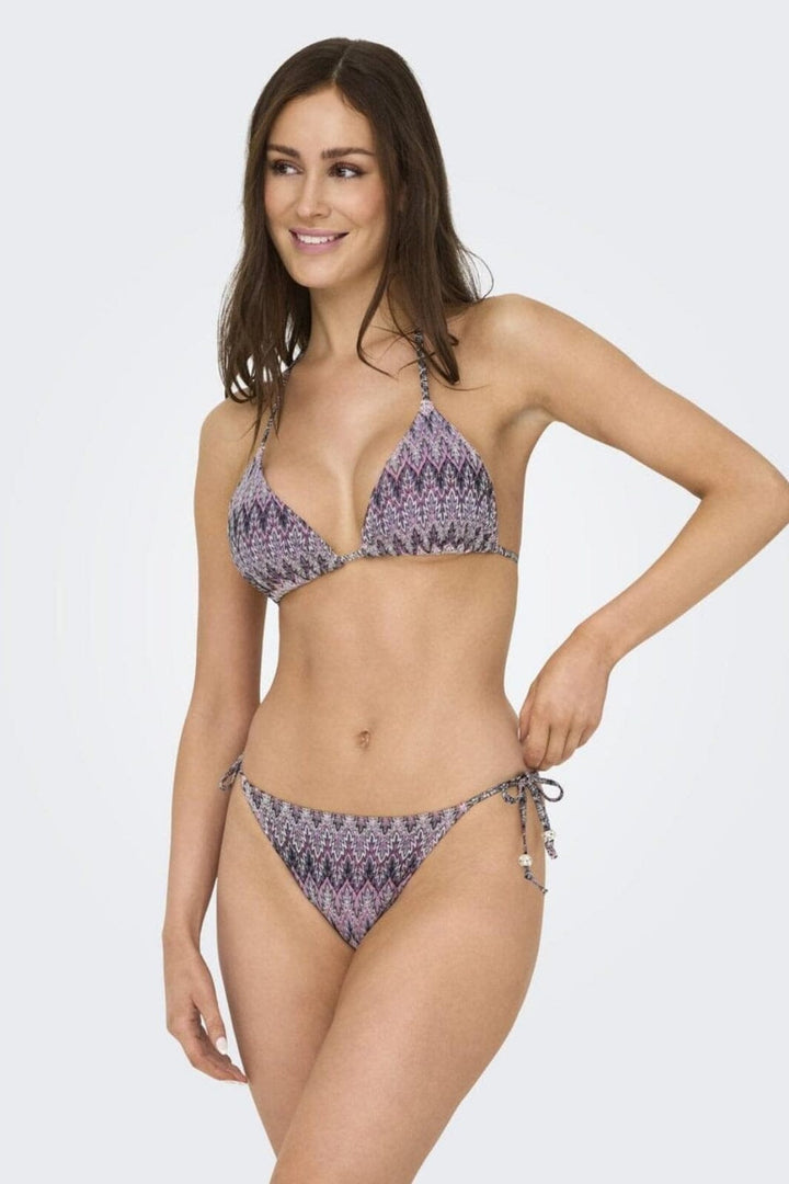 Only - Onlalexis Tie Bikini Brief Swm Acc - 4686283 Lilas