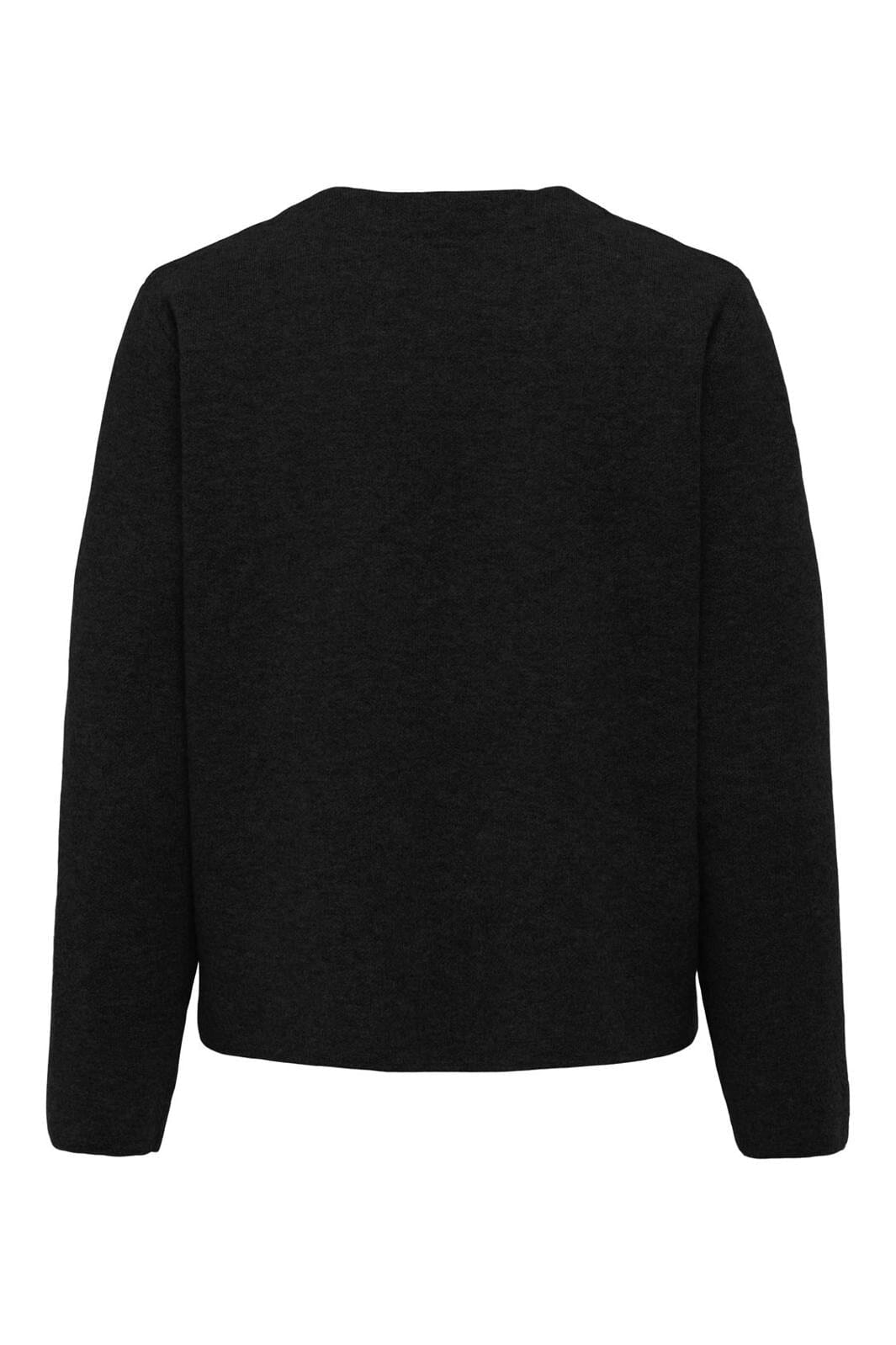 Only - Onlanneli Life Ls Button Jacket Cc Knt - 4853019 Black