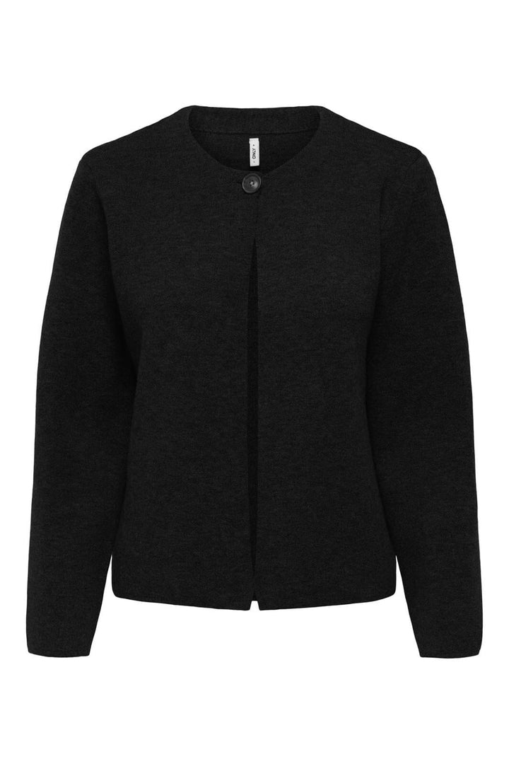 Only - Onlanneli Life Ls Button Jacket Cc Knt - 4853019 Black