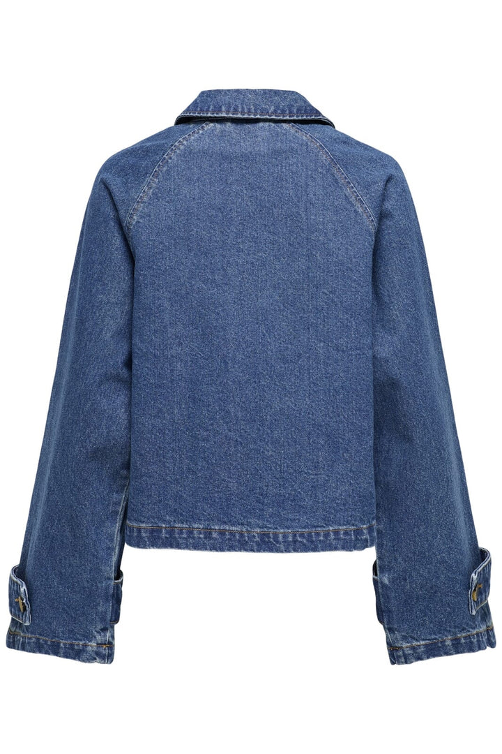 Only - Onlapril Short Trench Akm - 4740246 Medium Blue Denim