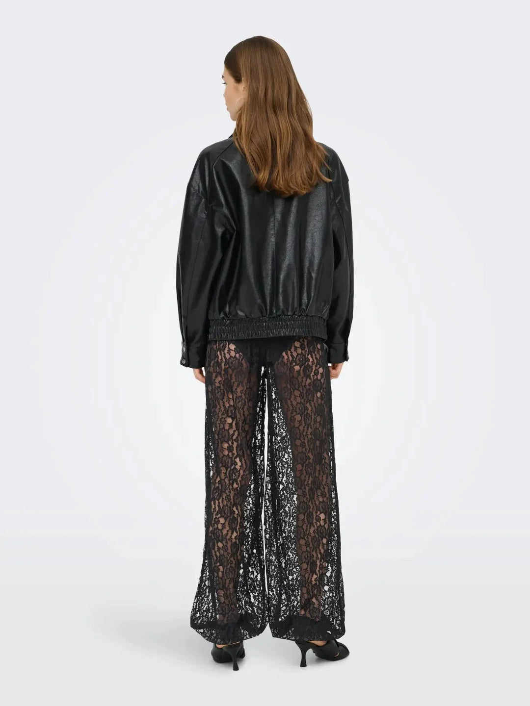 Only - Onlbea Lace Balloon Pants - 5104941 Black Bukser 