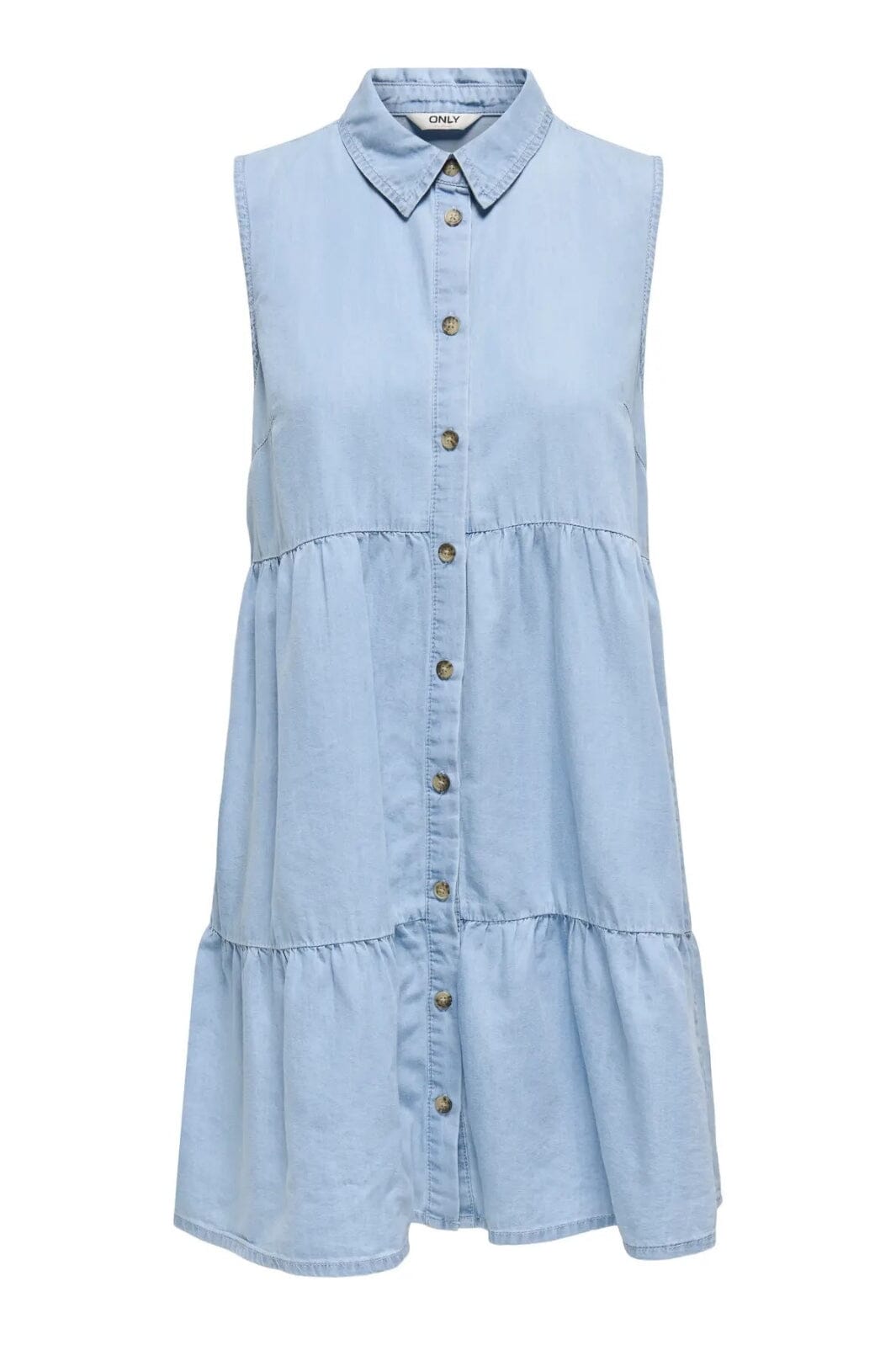 Only - Onlbea Siesta Sl Dress - 4720405 Light Blue Denim