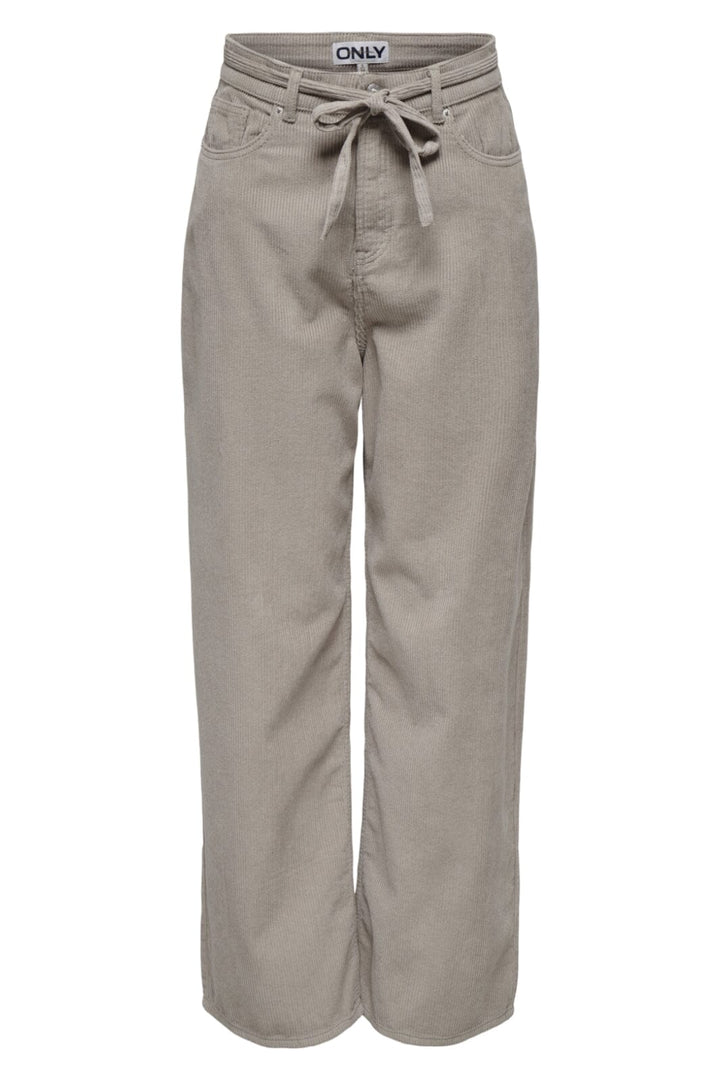 Only - Onlbleecker Belt Loose Cord Pant - 4613951 String