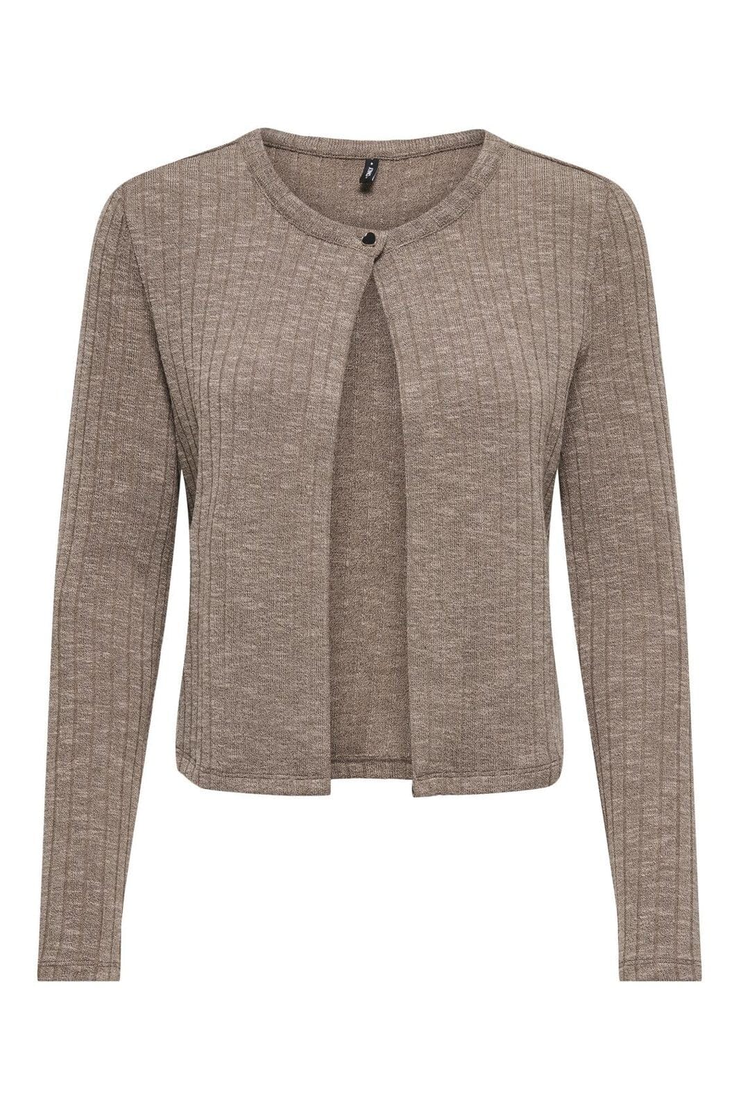 Only - Onlbora Life L/S Cardigan - 4869416 Mountain Trail Black Silver Heart Button