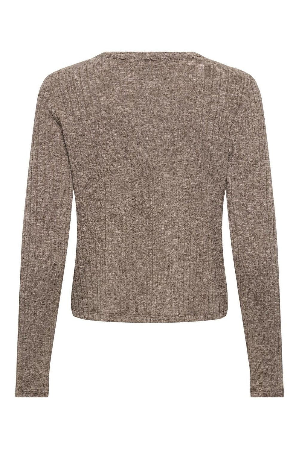 Only - Onlbora Life L/S Cardigan - 4869416 Mountain Trail Black Silver Heart Button