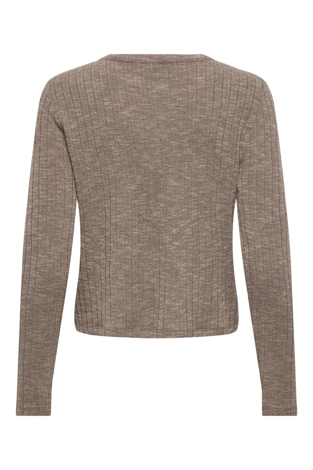 Only - Onlbora Life L/S Cardigan - 4869416 Mountain Trail Black Silver Heart Button