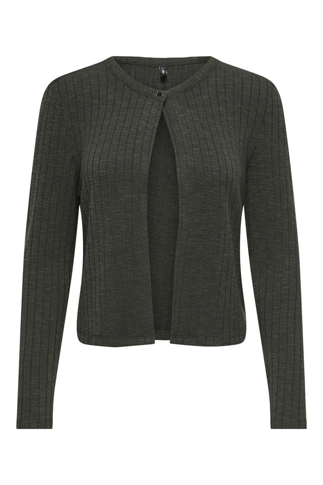 Only - Onlbora Life L/S Cardigan - 4891058 Rosin Black Silver Heart Button