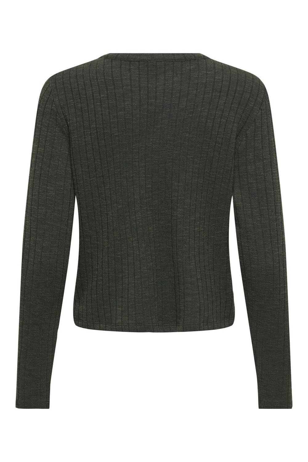 Only - Onlbora Life L/S Cardigan - 4891058 Rosin Black Silver Heart Button