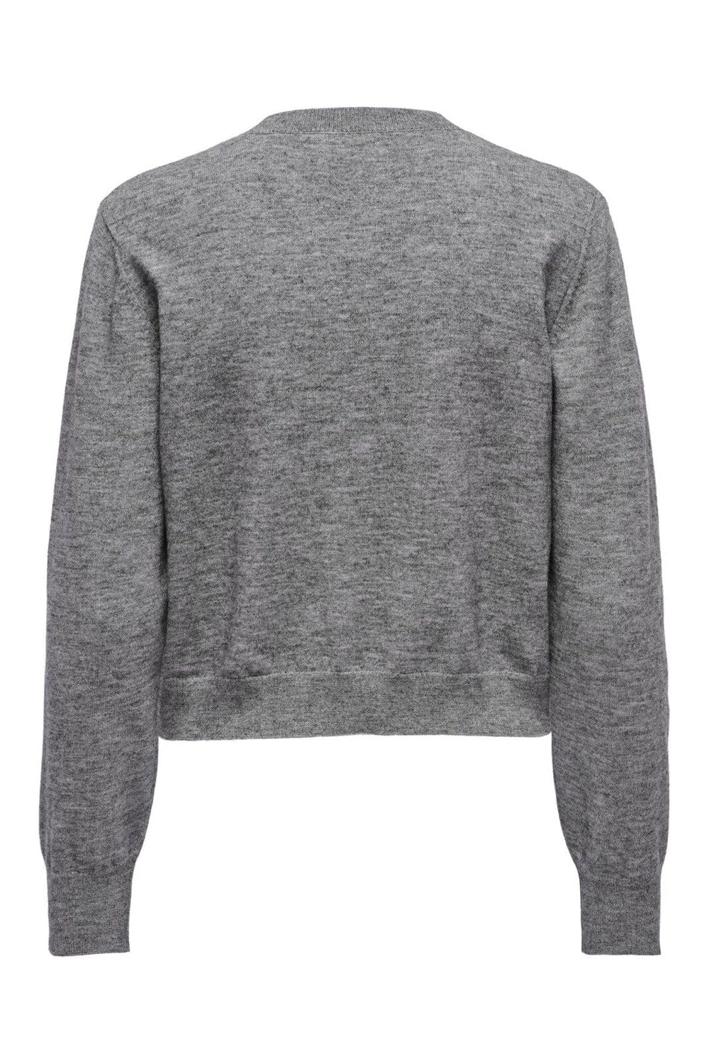 Only - Onlcamille Basic L/S Cardigan Knt - 4770073 Medium Grey Melange