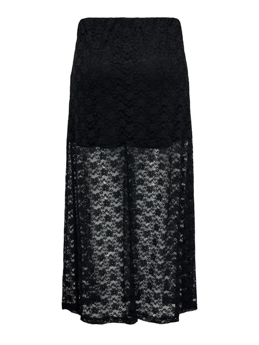 Only - Onlchigo Cali Life Lace Ankle Skirt - 4855496 Black Nederdele 