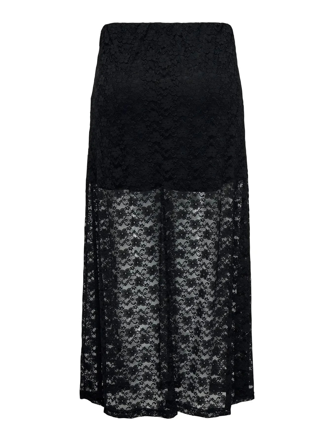Only - Onlchigo Cali Life Lace Ankle Skirt - 4855496 Black Nederdele 