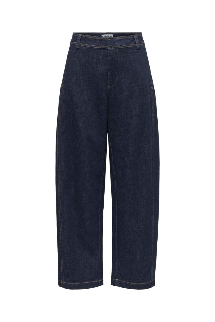 Only - Onlclair Barrel Jeans Gua - 5173045 Dark Blue Denim Rinse