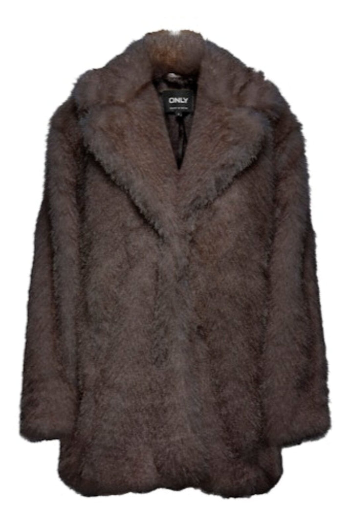 Only - Onldawn Life Faux Fur Coat Cc - 4852235 Chocolate Torte Frakker 
