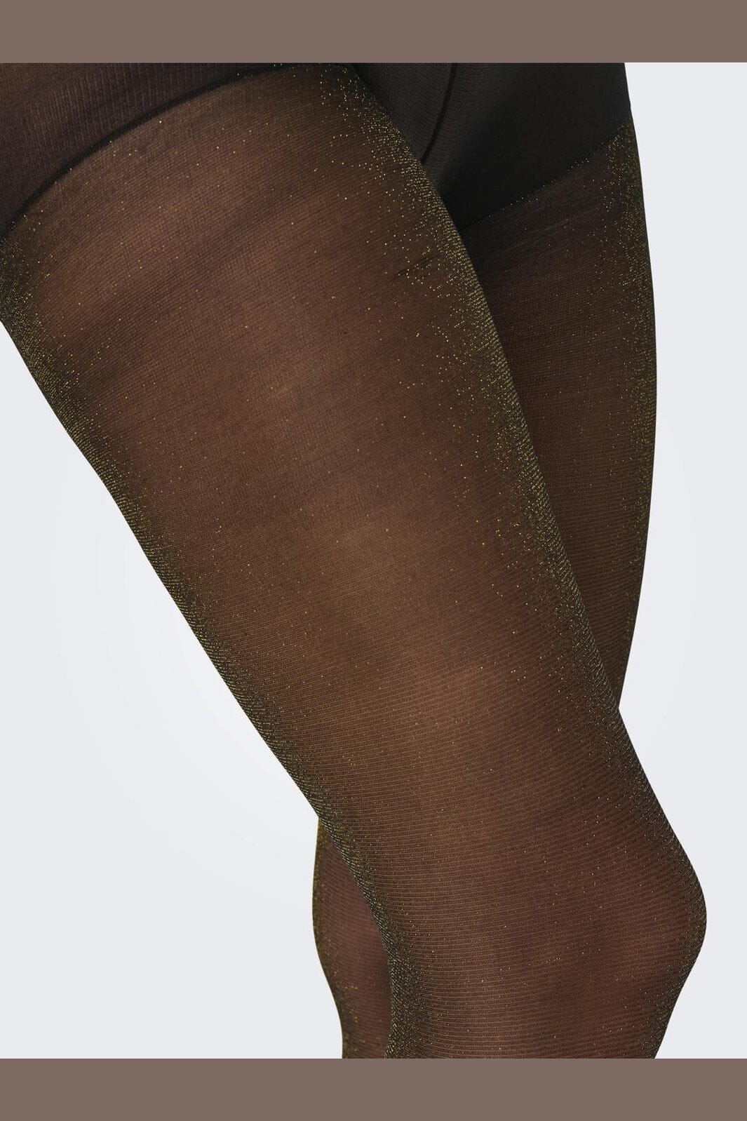 Only - Onlea 20 Den Lurex Tights - 4361176 Black W. Gold Lurex
