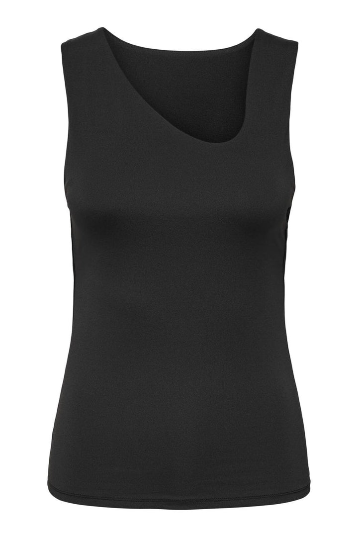 Only - Onlea S/L Asymmetric Top - 4577581 Black