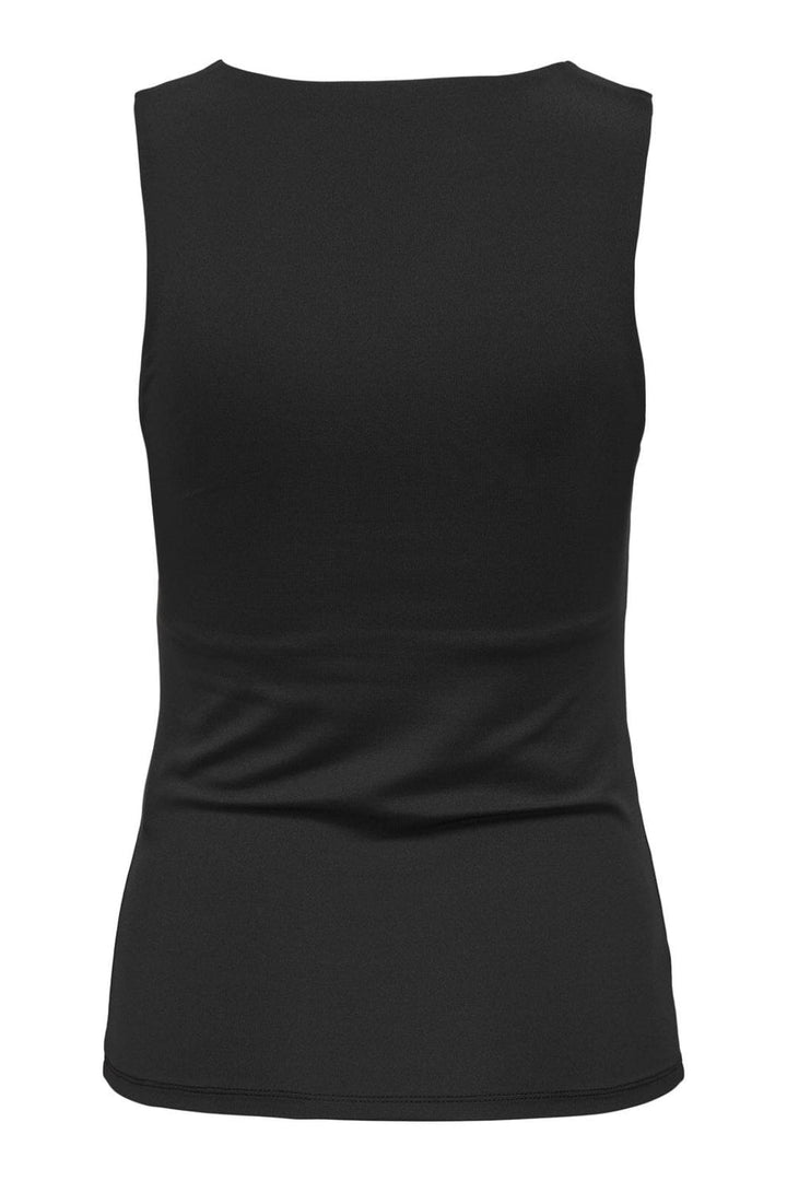 Only - Onlea S/L Asymmetric Top - 4577581 Black