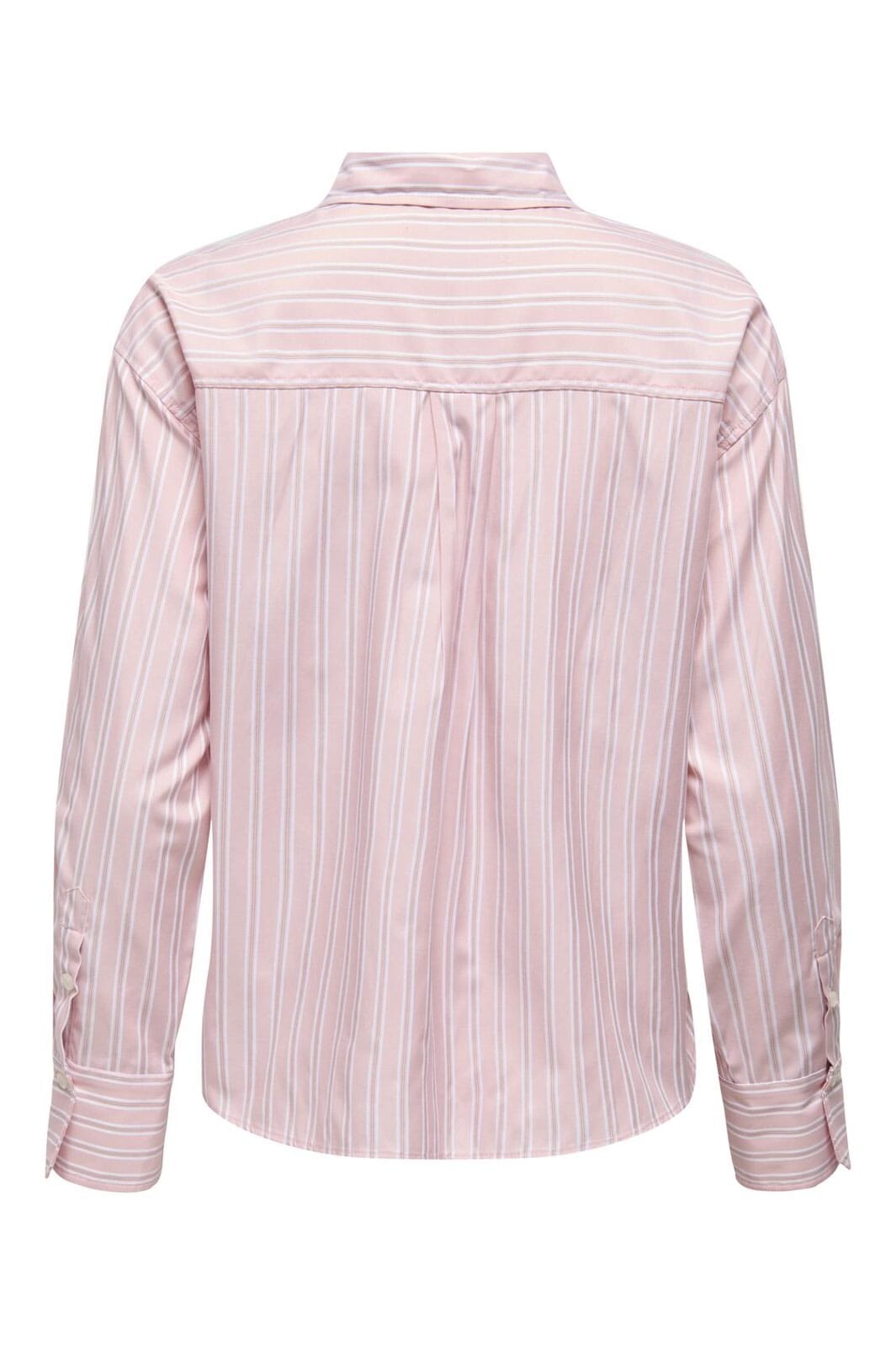 Only - Onlelara L/S Emb Shirt - 4976625 Crystal Rose Cloud Dancer