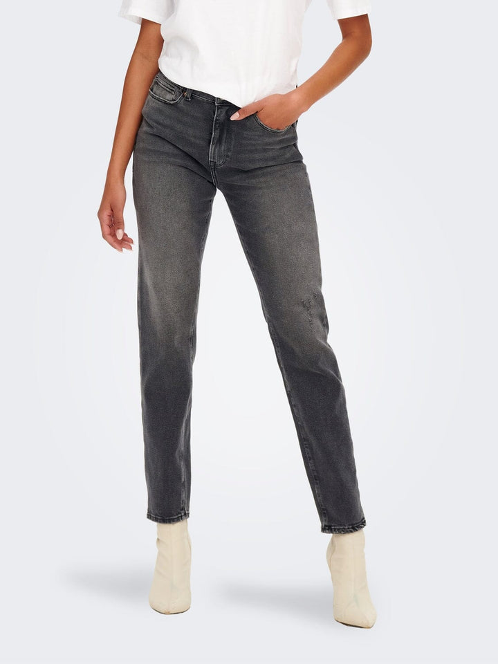 Only - Onlemily Stretch St Ak - 3901854 Dark Grey Denim