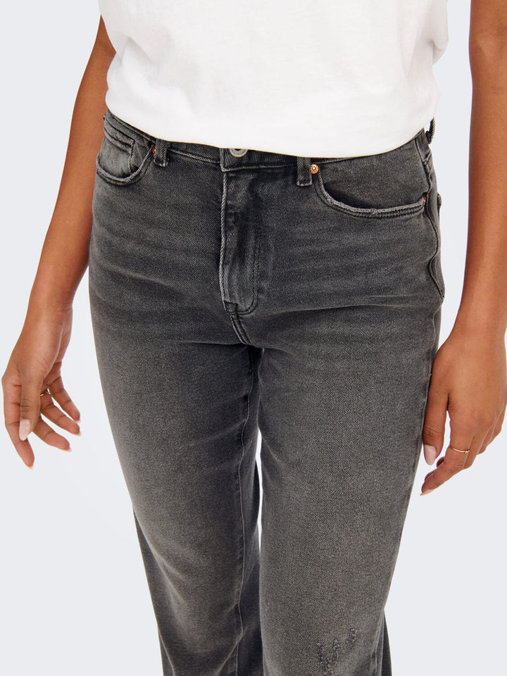 Only - Onlemily Stretch St Ak - 3901854 Dark Grey Denim