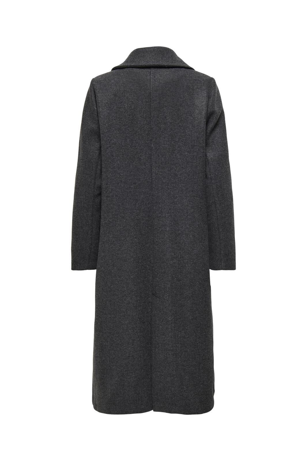 Only - Onlemma Life Reg. Long Coat - 4419727 Dark Grey Melange
