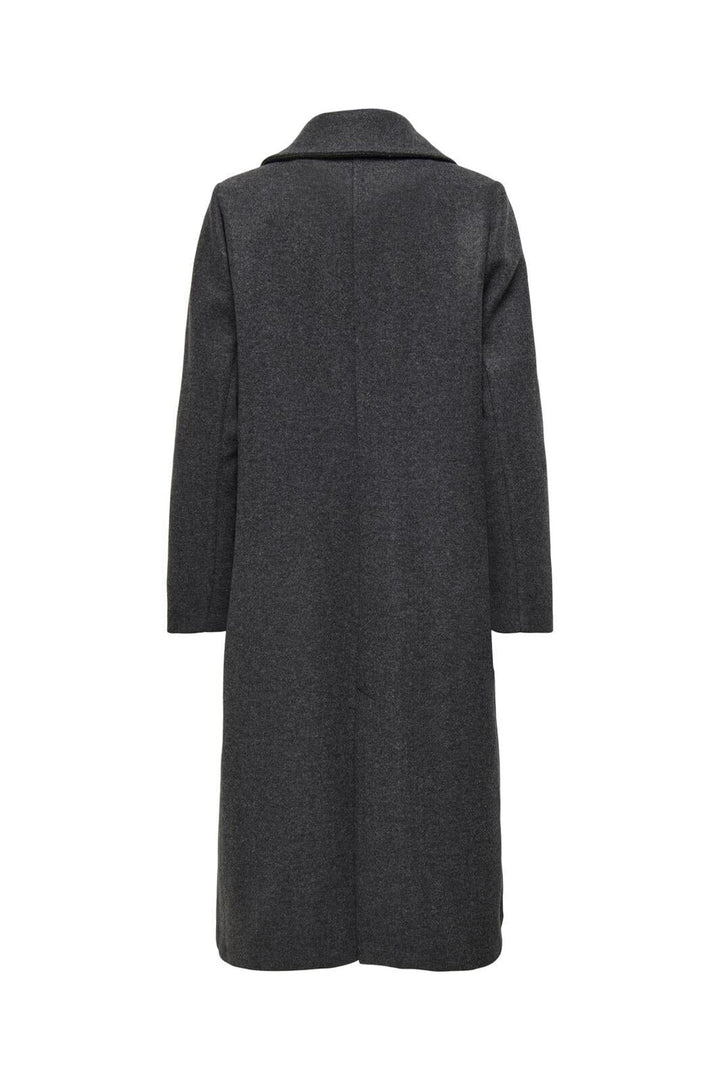 Only - Onlemma Life Reg. Long Coat - 4419727 Dark Grey Melange