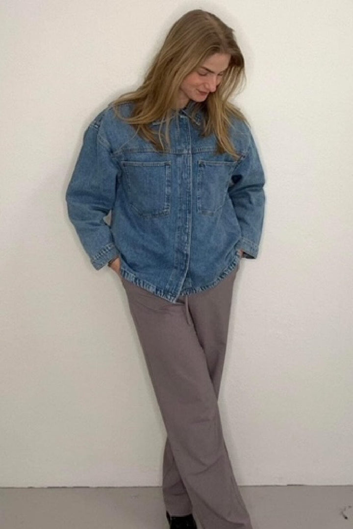 Only - Onlemmie L/S Shirt Az - 4531143 Light Blue Denim