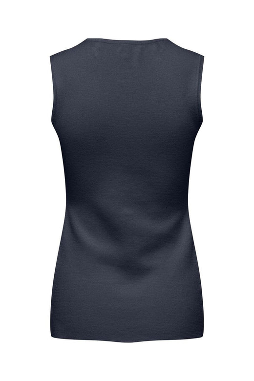 Only - Onlevelin Life Sl Vest Cc Knt - 4981553 Navy Blazer Silver Button