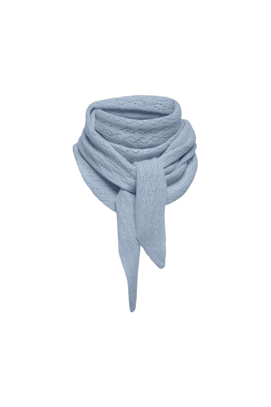 Only - Onlevelyn Pattern Knit Scarf Acc - 4903193 Soft Chambray