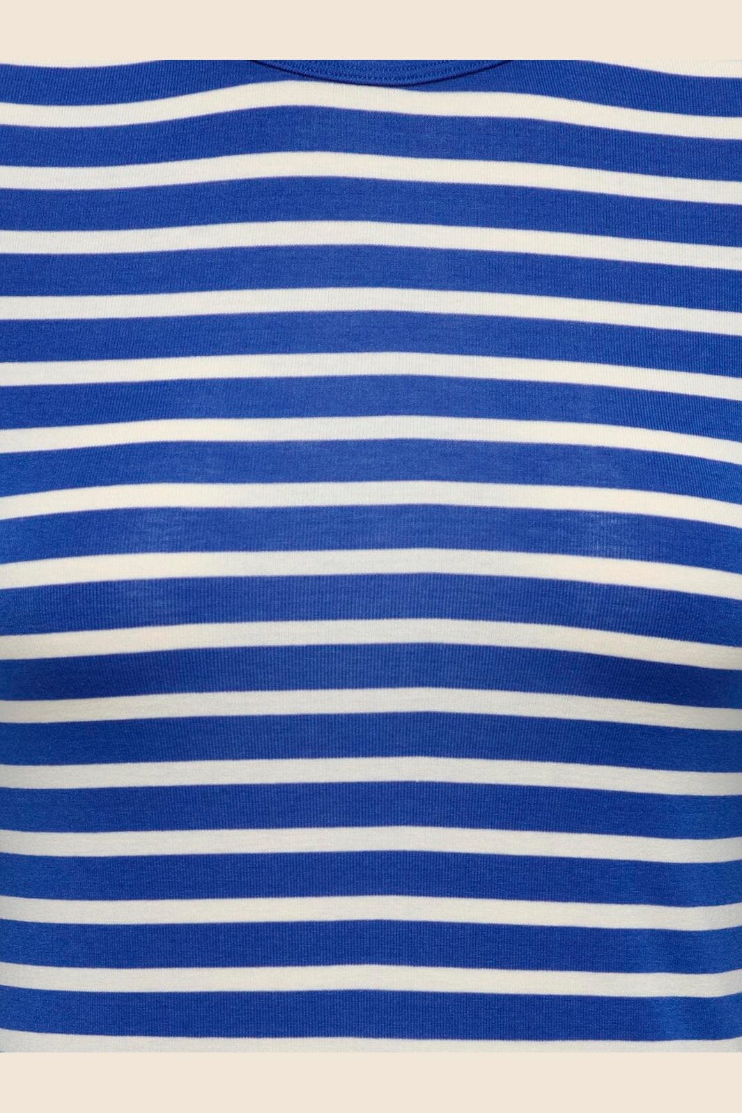 Only - Onlevie L/S O-Neck Stripe Top - 5148695 Surf The Web Cd (Fido)