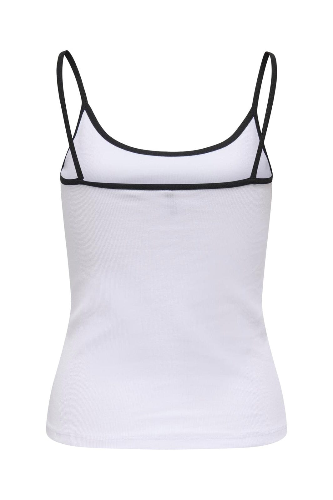 Only - Onlfenja U-Neck Strap Top - 5080935 Bright White Black Detail