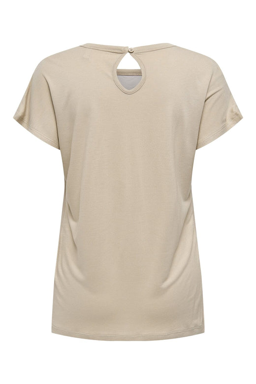 Only - Onlflora Reg S/S Art Foil Top Box - 4840295 Humus Landscape