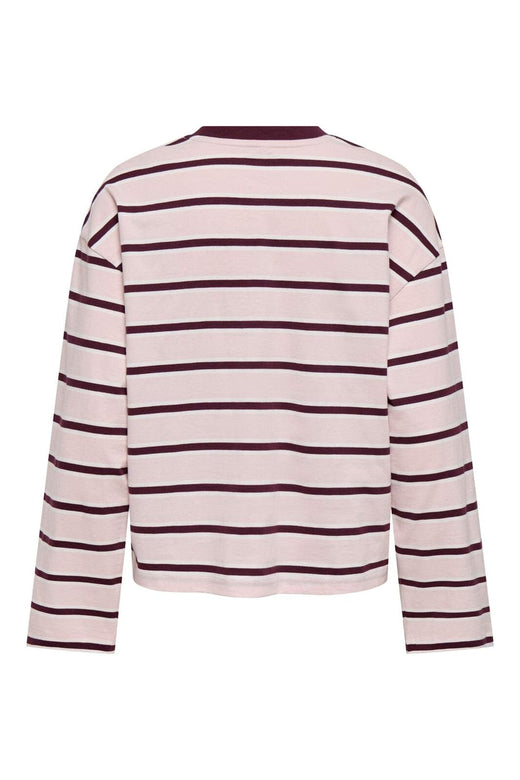 Only - Onlfreja L/S Stripe Top Cc - 5126939 Pale Lilac Freja Autumn (Fig)