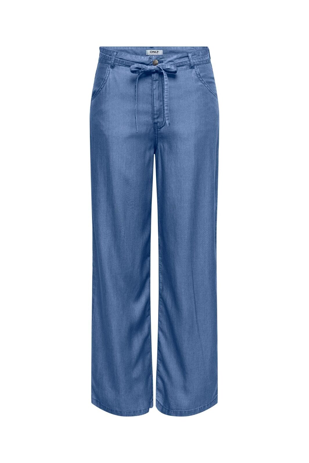 Only - Onlgianna Charis Straight Pants Wvncc - 4977902 Medium Blue Denim