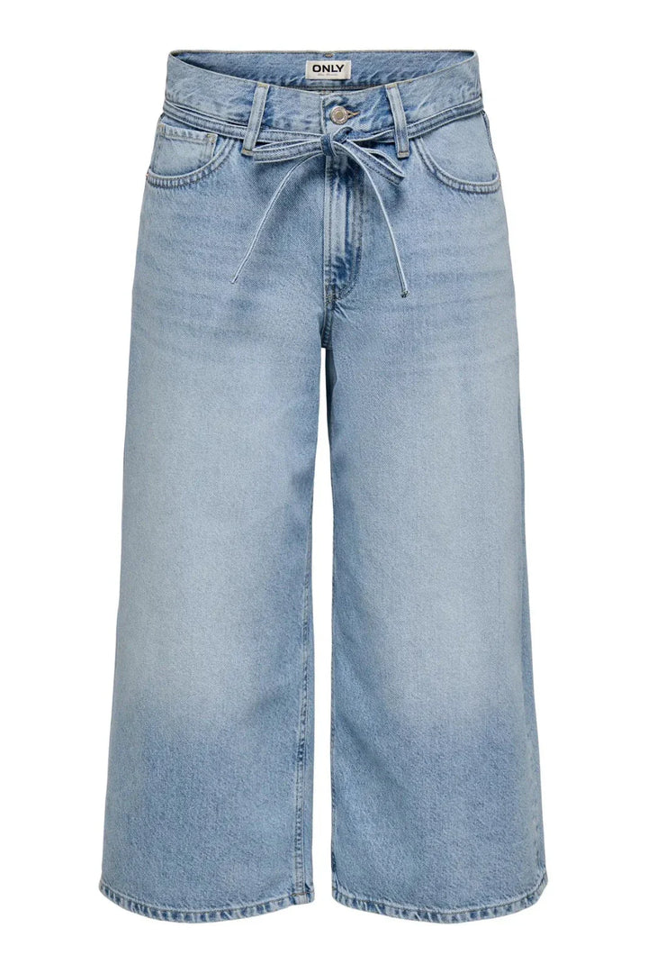 Only - Onlgianna Culotte Dot - 4978483 Medium Blue Denim Jeans 