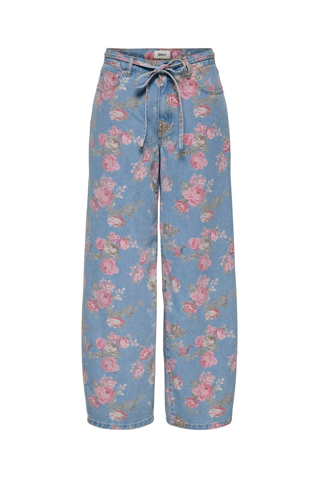 Only - Onlgianna Str Belt Flower - 5065300 Medium Blue Denim Flowers