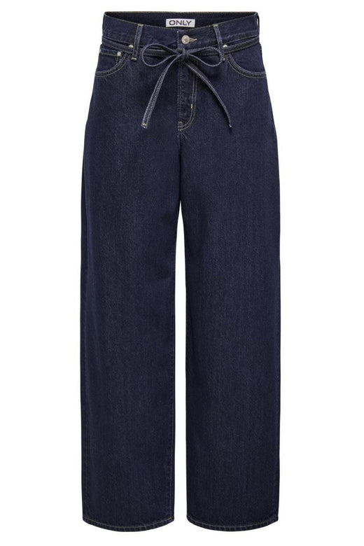 Only - Onlgianna Straight Dot630 - 4889930 Dark Blue Denim Rinse
